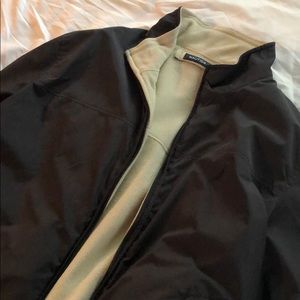 Nautica Black Windbreaker sz Large